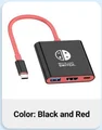 Black and red