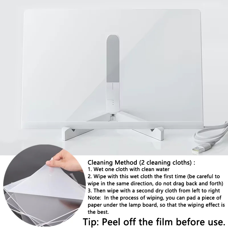 Acrylic LED Blackboard Drawing Toy for Kids