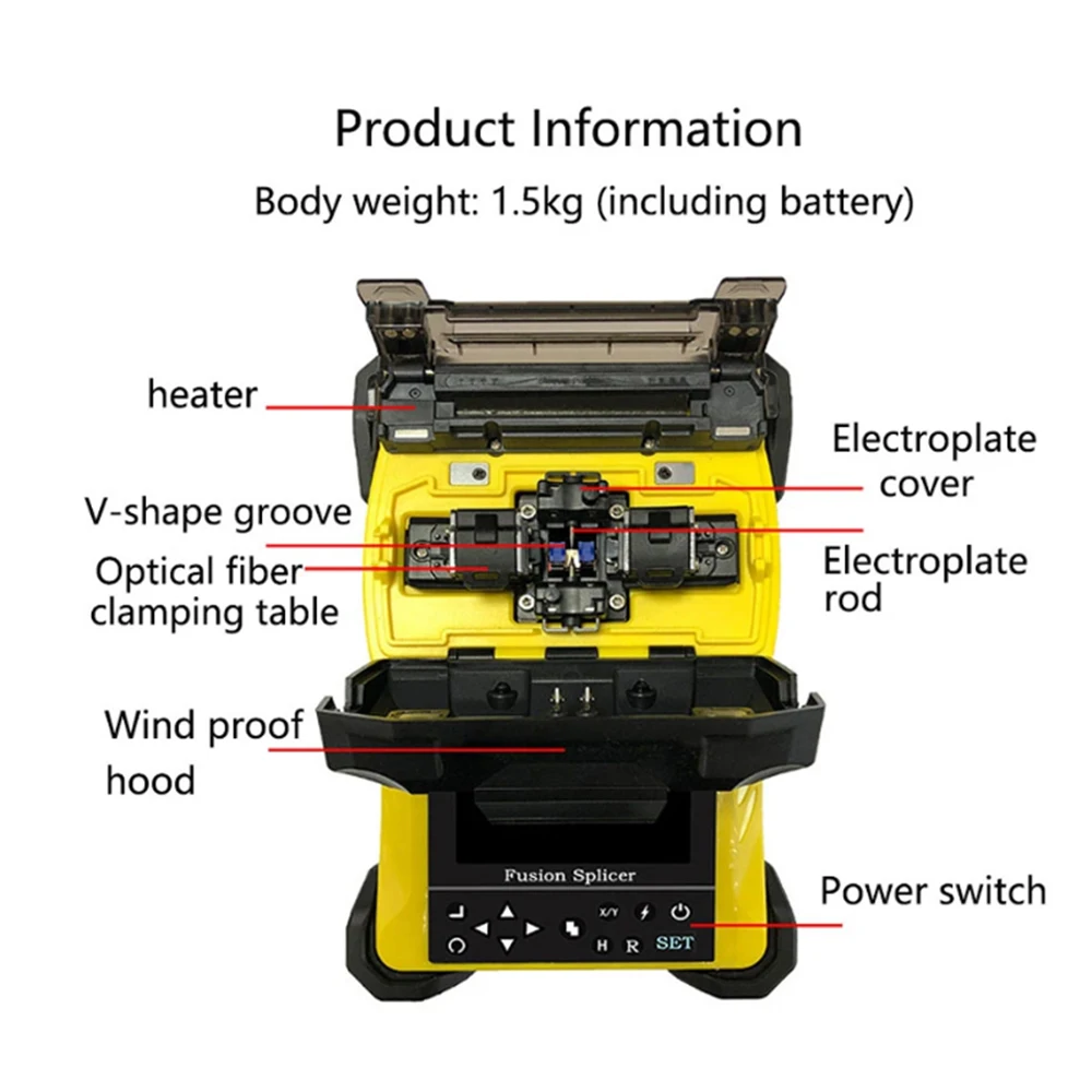 Mini fusionadora FTTH