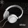 Wired Headphones Over Ear Headsets HD Sound Bass HiFi Sound Music Stereo Earphone Flexible Adjustable Headset for PC Phone 4