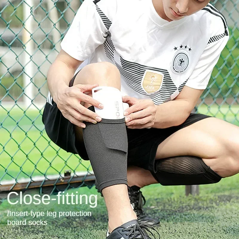 Soccer Shin Guards Football Protectors Pads Adult Kids Shinguards Light Sock Insert Board Boy Training Legging