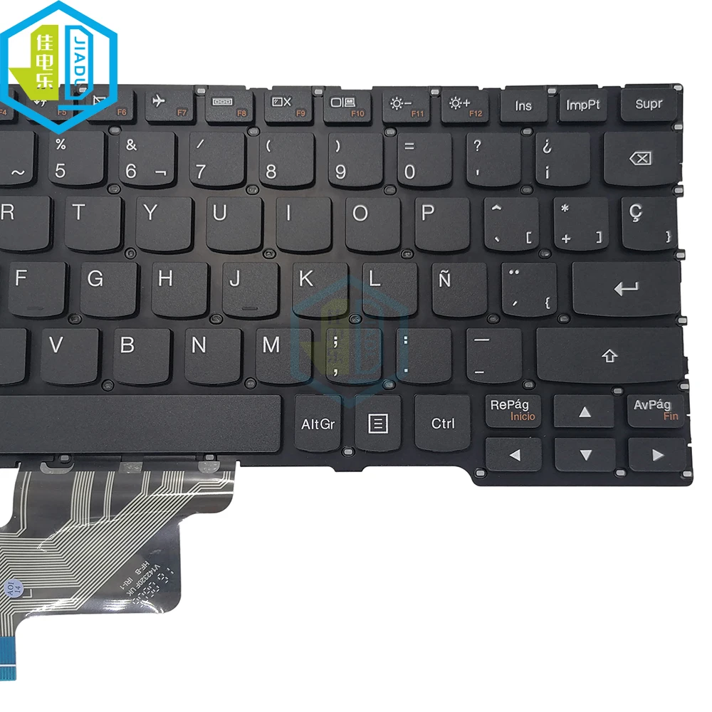 Teclado Portátil para Lenovo Yoga Latim e Espanhol 30011ibr 300-11iby Flex 3-1120 Sn20h02922 V-142320gk1 Novo - Imagem 4