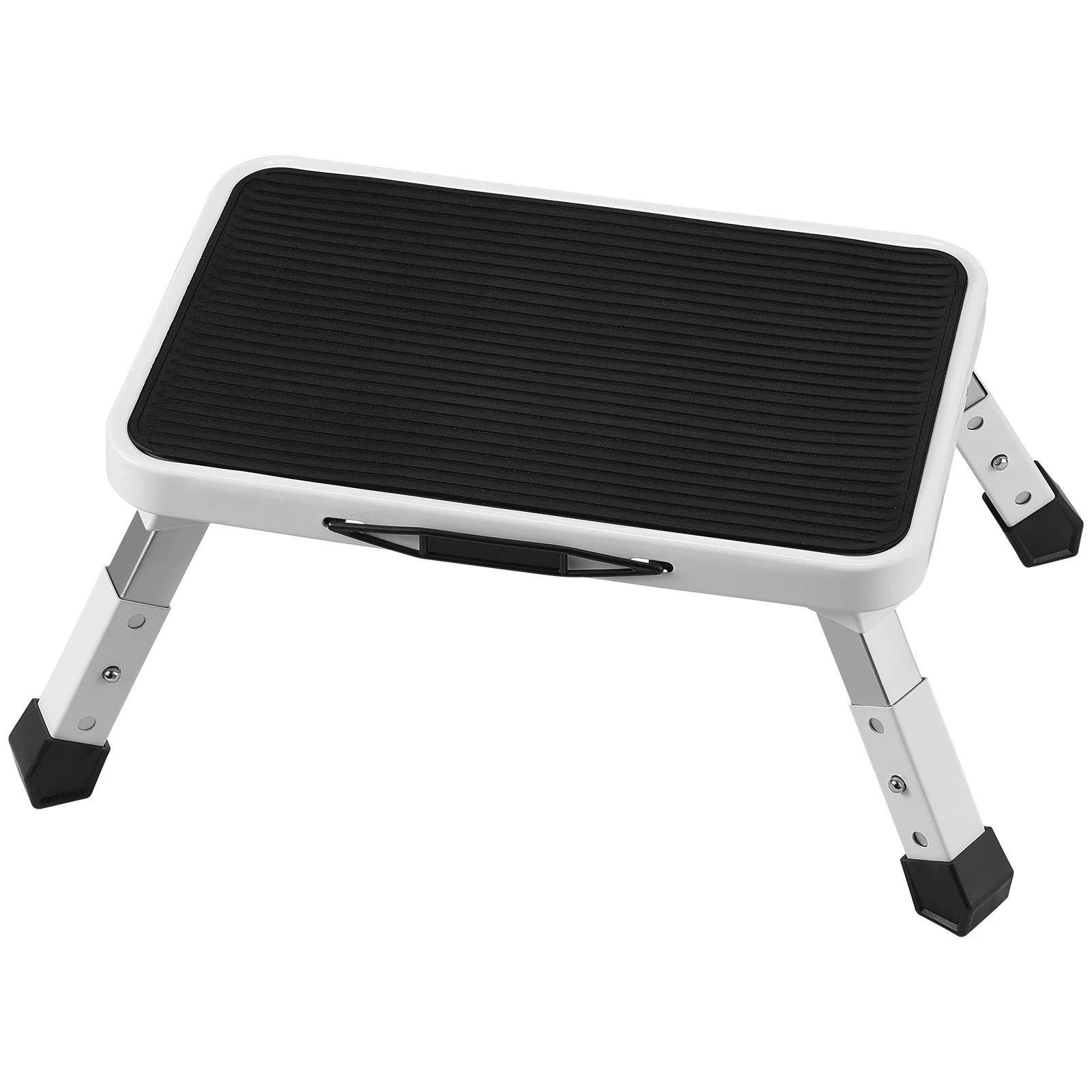 SucceBuy Step Stool 1 Step 330 lbs Capacity, Adjustable Height and Non Slip For Multi-use around Homestead