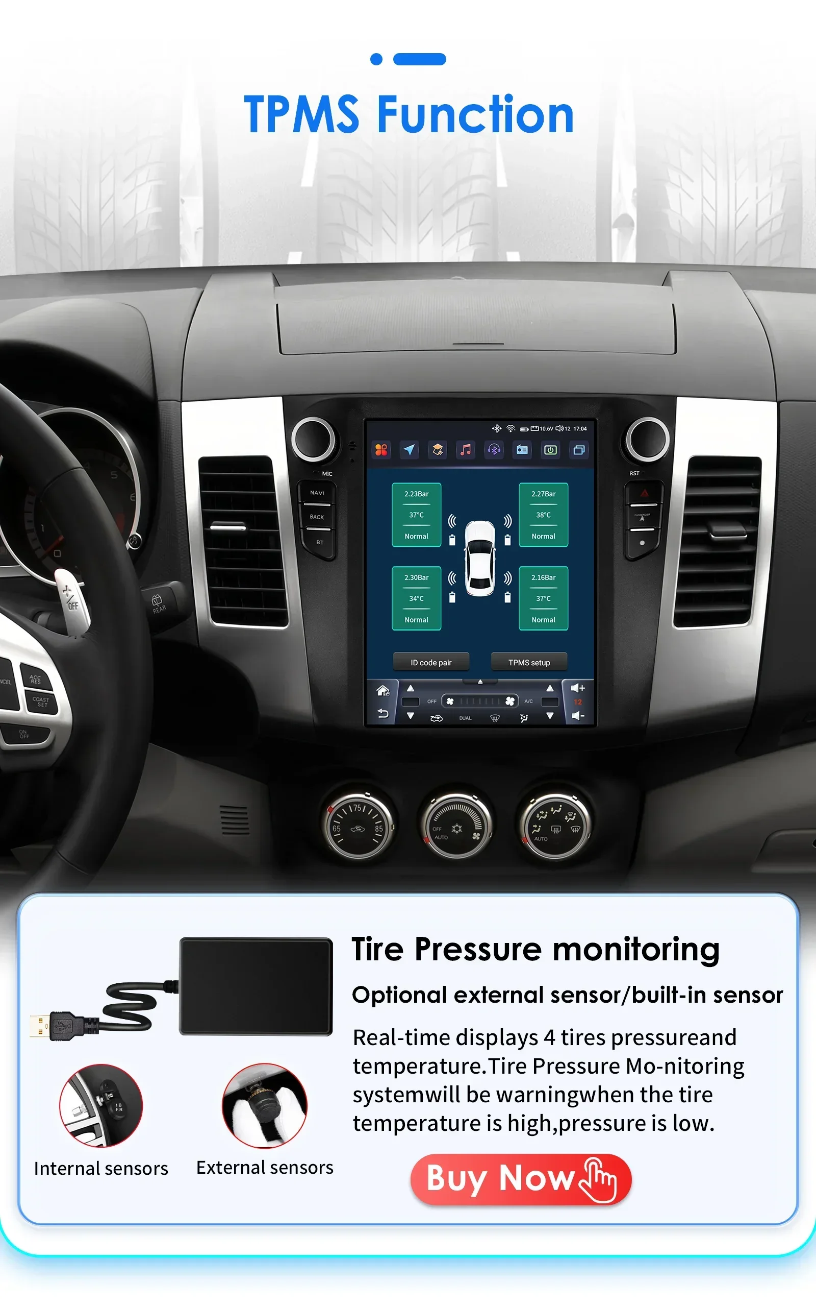 Hizpo 9,7 Autoradio für Mitsubishi Outlander XL2 2008–2013 Audio-Multimedia-Player CarPlay Android Auto GPS WIFI RDS Autoradio – Detail 25