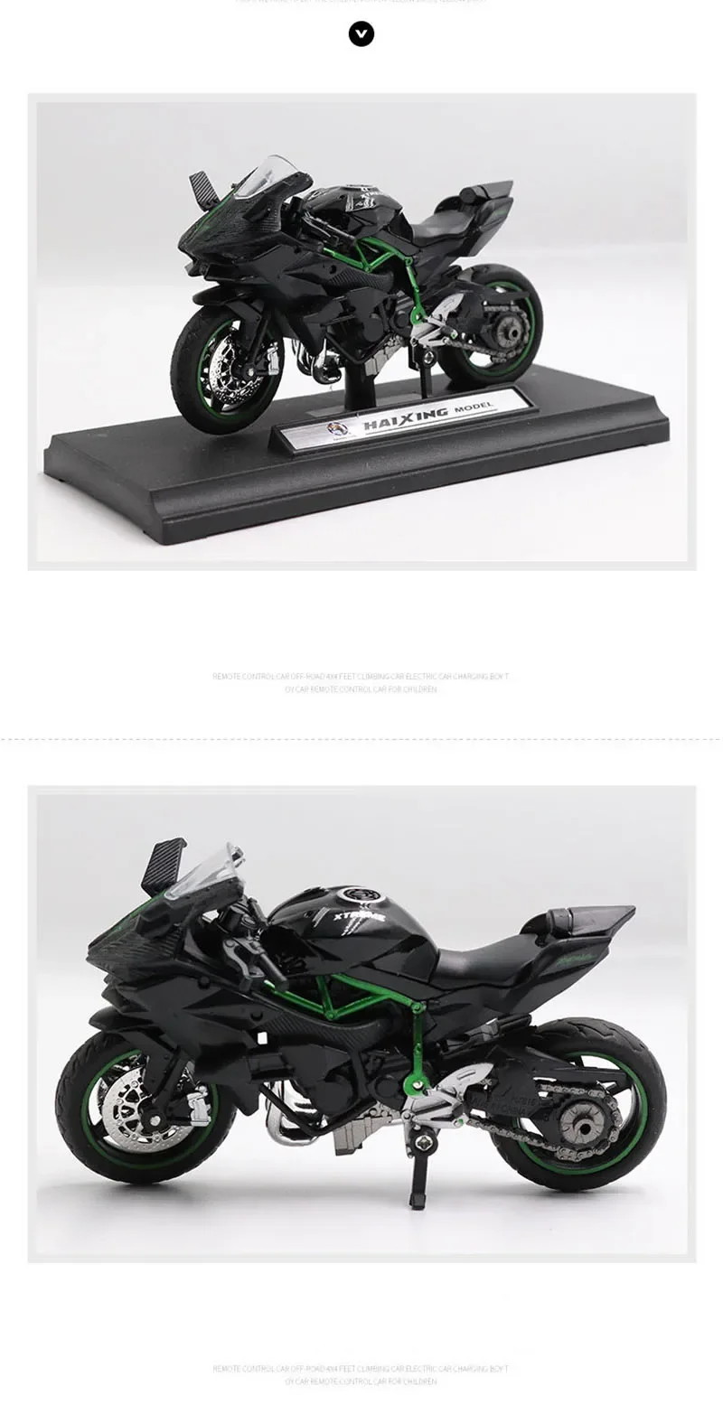 1:18 Kawasaki Ninja ZX-12R Genuine Alloy Motorcycle Model