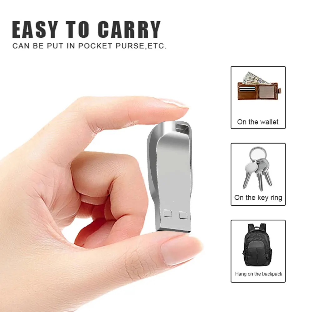 USB Flash Drive Metal 4GB 8GB 16GB 32gb 64 gb 64gb 128gb Flash Memory Stick usb flash drive flash drive