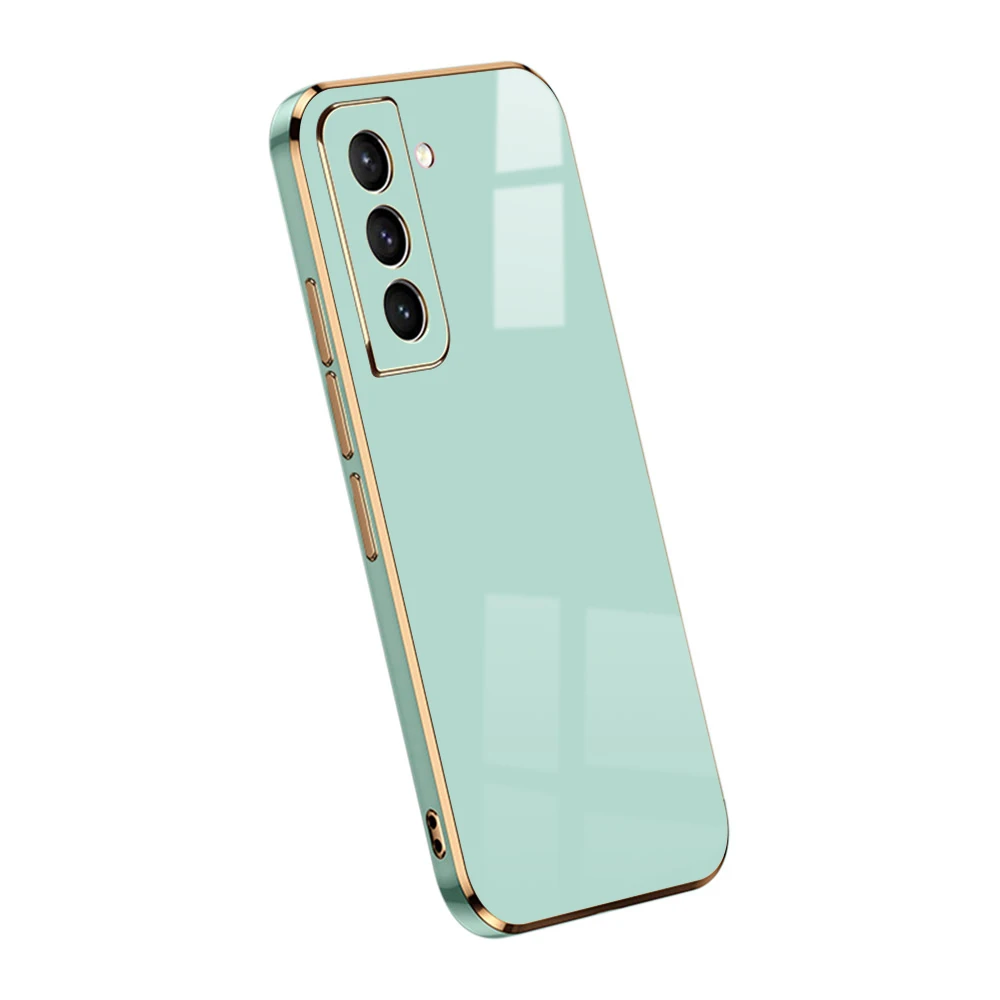 cute phone cases for samsung  Xi Mạ Gọng Vuông Ốp Lưng Điện Thoại Samsung S21 Cực S22 S21Plus S21 Ốp Lưng Galaxy S 21 S20 FE ốp Silicon Mềm Funda samsung flip phone cute Cases For Samsung