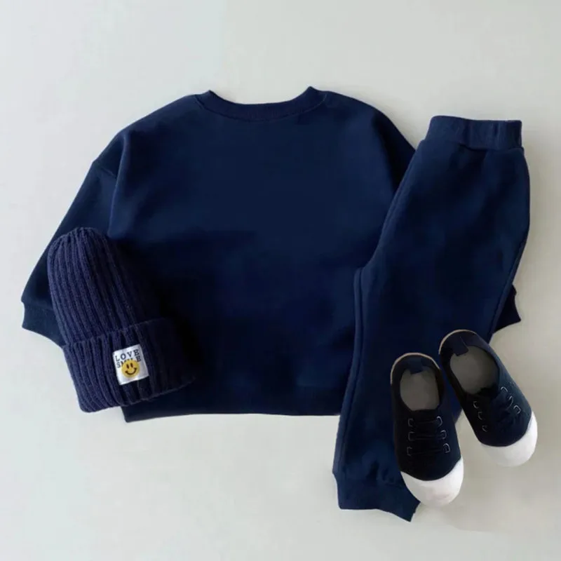 Mickey Baby Boy Tracksuit Toddler Girl Cartoon Long Sleeved Top + Pant Spring Autumn Children Suits 2