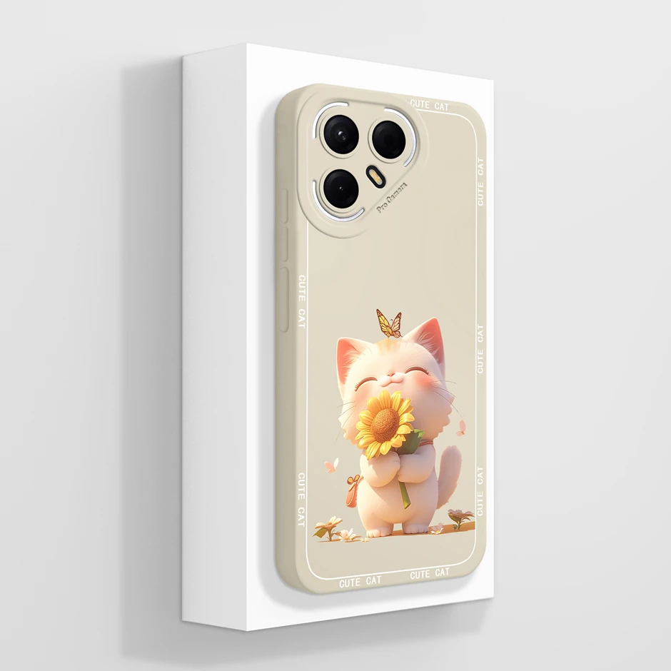 Artistic Oil Painting Style Soft Silicone Anti-Drop Phone Case Cover