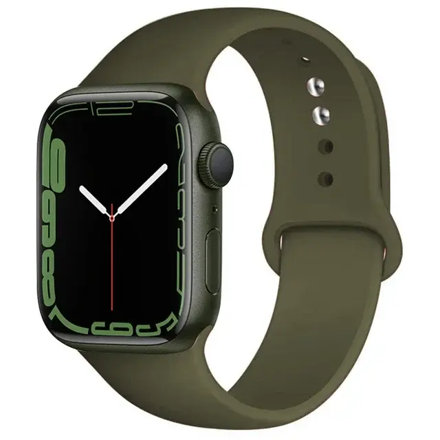 Silicone Band For Apple Watch strap 46mm 44mm 45mm 40mm 41mm 42-38mm 49mm sport bracelet iwatch series 11 10 9 8 7 6 5 SE Ultra3 - Image 8