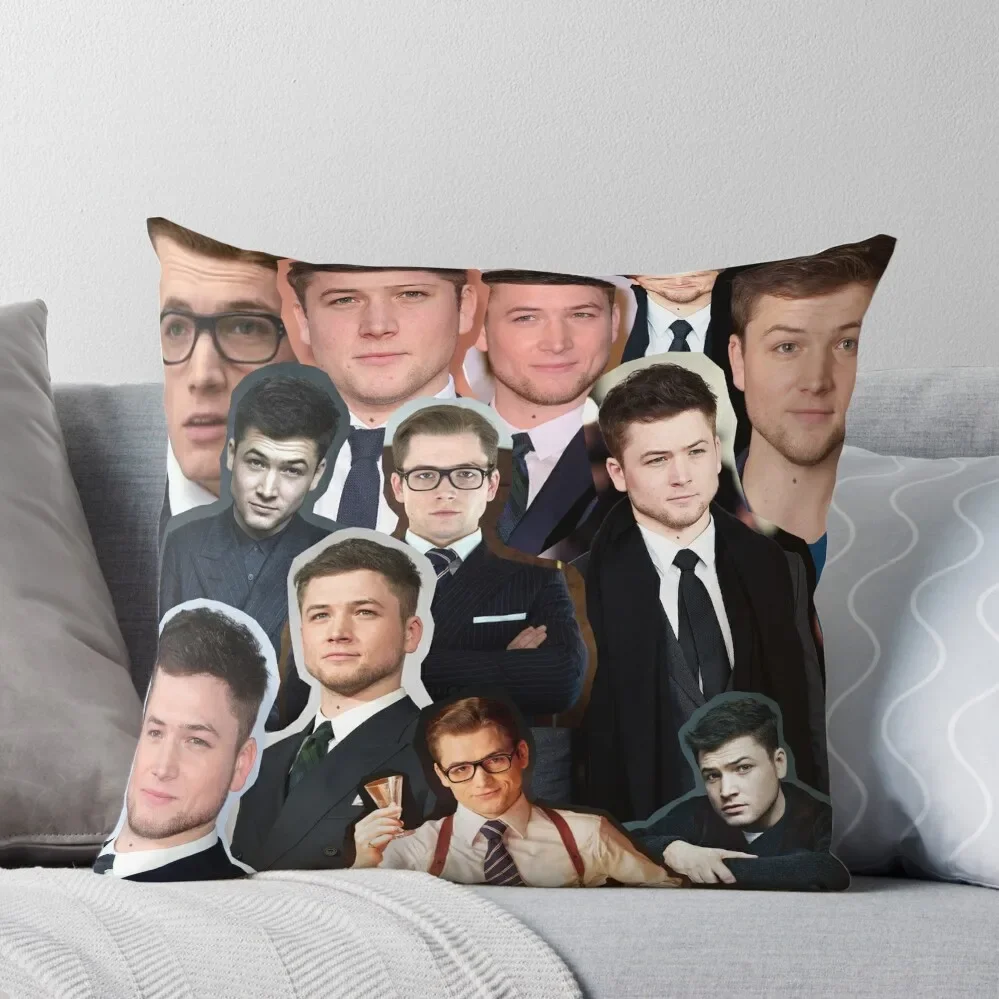

Taron Egerton Throw Pillow Cushions Home Decor Christmas Pillowcase Decorative Sofa Cushion bed pillows