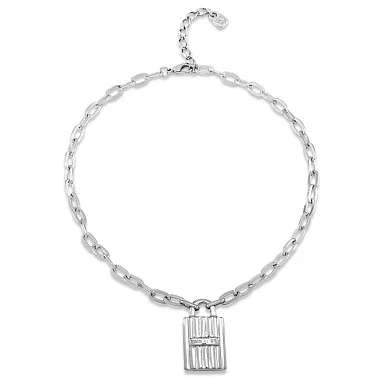 

2023 Spanish Creative Design, Fashionable Silver Plated Charm, Exquisite Lock Pendant, Women's Necklace, Jewelry Gift