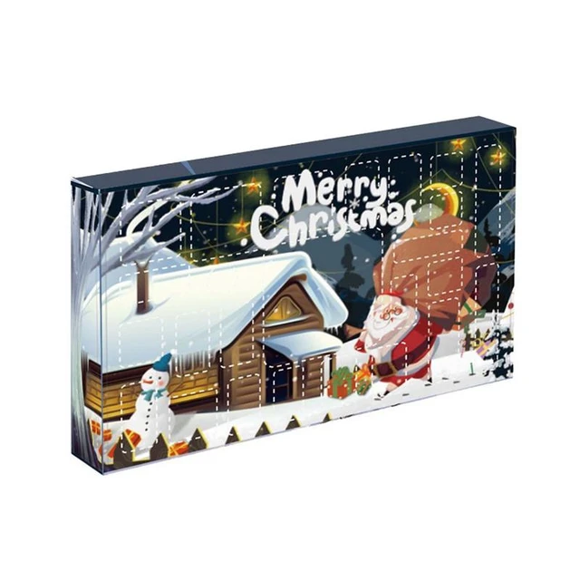 Christmas Advent Calendar With Puzzle Solving Brain Teaser Toy Twenty Four  Days Countdown Puzzle Calendar For
