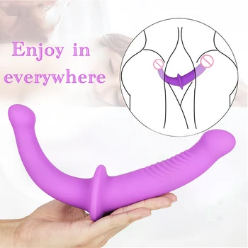 Strap on Dildo Harness Silicone Double Dildo For Husband Couple Masturbators Harness Peni Anal Plug Panties Sex Shop Lesbian Toy 1