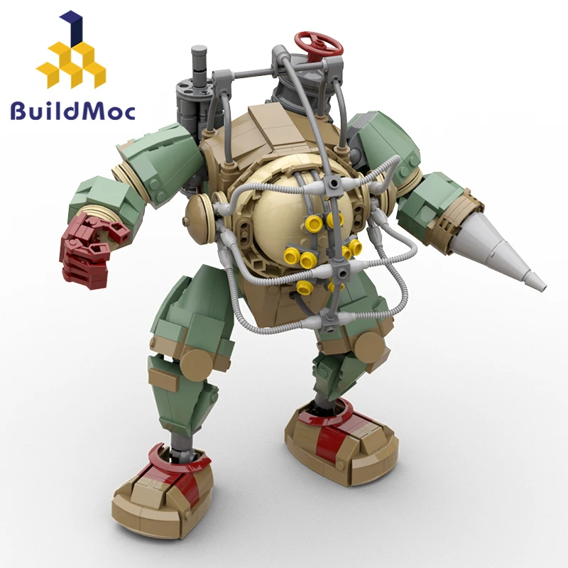 

Buildmoc био-Шокированный робот, большие Аниме фигурки MOC, набор строительных блоков, наборы игрушек для детей, подарки, игрушки, 546 шт. кирпичей