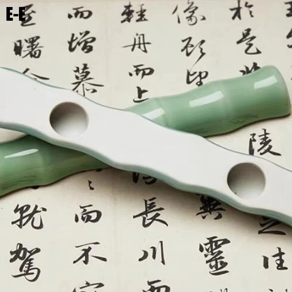 캘리그래피 세라믹 페이퍼웨이트 전통 쓰기용 대나무 조인트 페이퍼웨이트 전문 ..