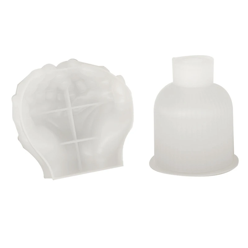 

2 PCS Hands Shape Silicone Mold Epoxy Casting Mold For DIY Craft Gift Home Decor Jewelry Storage Dish Candy Dish
