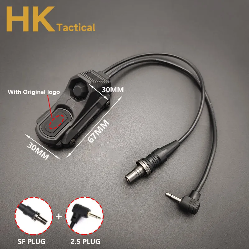 Tactical Axon Pressure Switch Button Remote Dual Function
