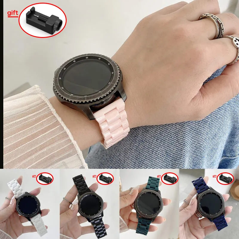 

Ремешок для Samsung Galaxy watch 5/pro/4/classic 46 мм/Active 2 40/44 мм Gear S3, резиновый браслет для Huawei GT/2/2e/3/Pro, 20 мм/22 мм ремешок