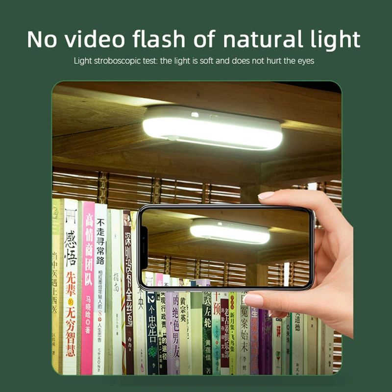 

Night Light For Bedroom Kitchen Wireless 1200ma Usb For Cabinet Wardrobe Cabinet Light 2023 Intelligent Mini Wall Light