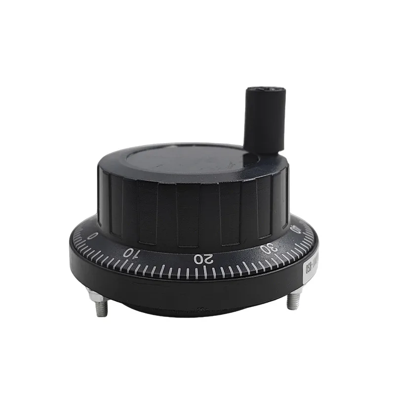 CNC 기계 및 PLC용 고정밀 60mm 검정색 CNC 수동 펄스 발생기 5V 100 펄스 NPN 인코더