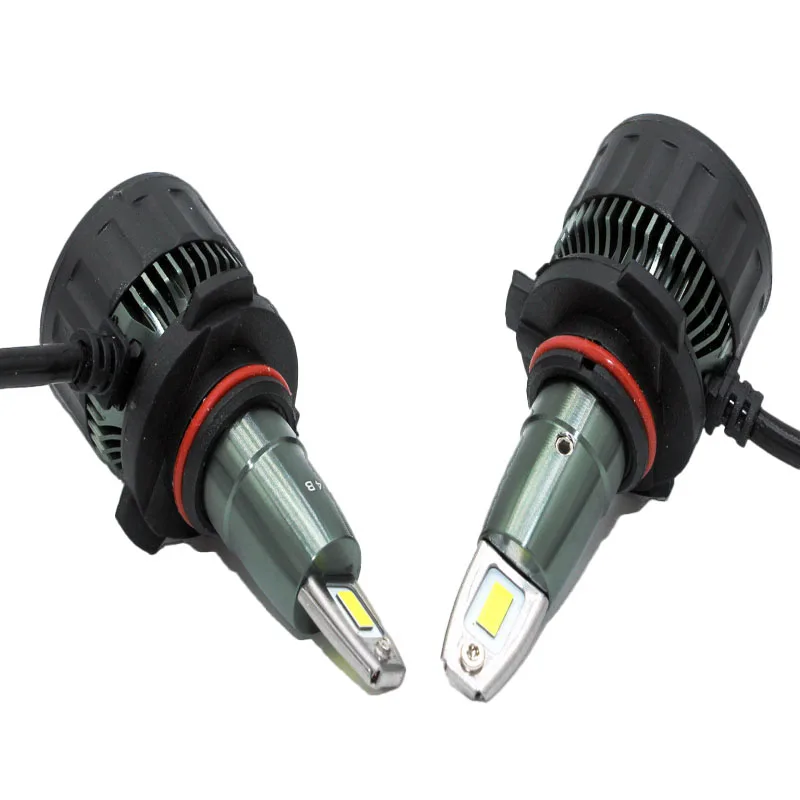 HB3 9005 HB4 9006 LED 헤드라이트 전구 변환 키트, 하이 로우 빔 6500K 슈퍼 화이트, 9000LM