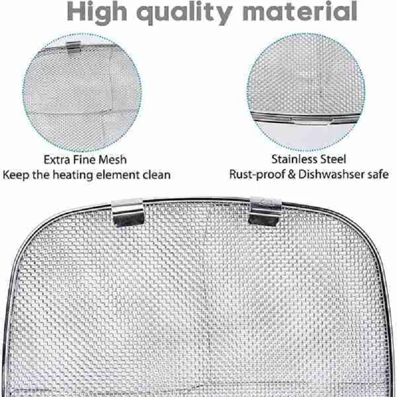 Replacement Splatter Shield Ninja Foodi AG301 5-In-1 Indoor Grill Stainless Steel AG300 AG300C AG301C AG302 AG400