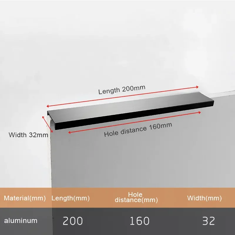 Black Length 200mm