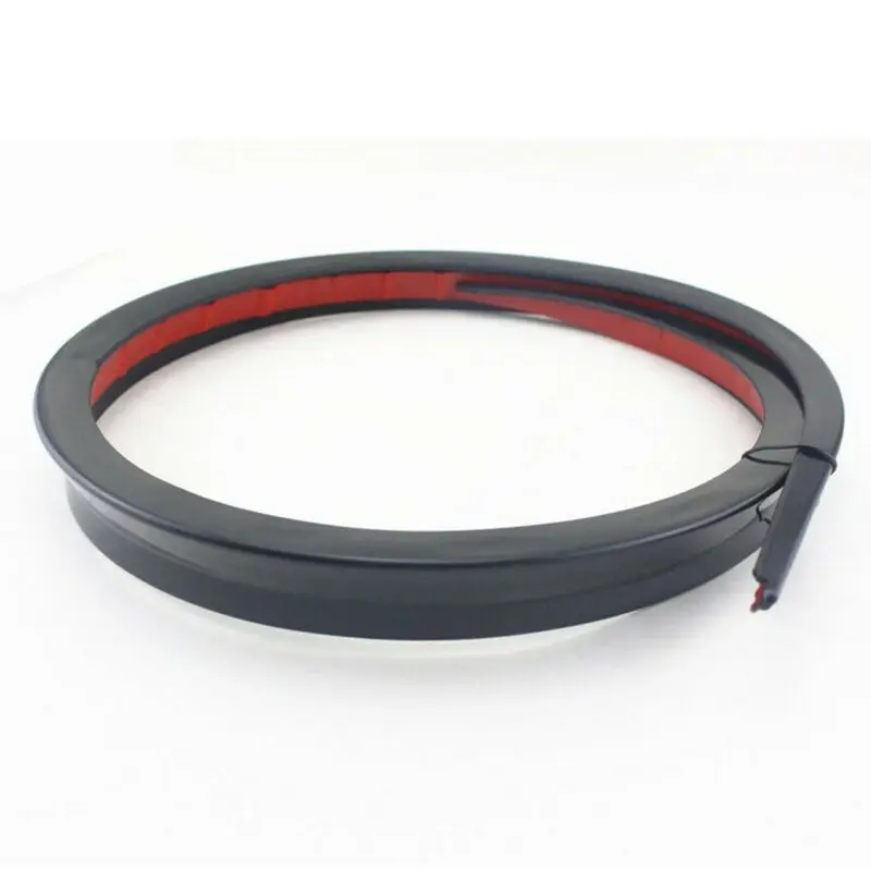 Spoiler Universale per Auto in ABS 1,2M Nero, Accessorio in Fibra di Carbonio, Spoiler Morbido per Tetto Posteriore, Alettone Posteriore, Finiture Adesive