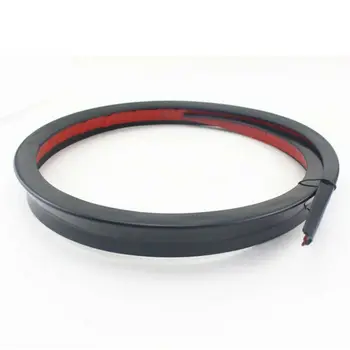 Spoiler Universale per Auto in ABS 1,2M Nero, Accessorio in Fibra di Carbonio, Spoiler Morbido per Tetto Posteriore, Alettone Posteriore, Finiture Adesive