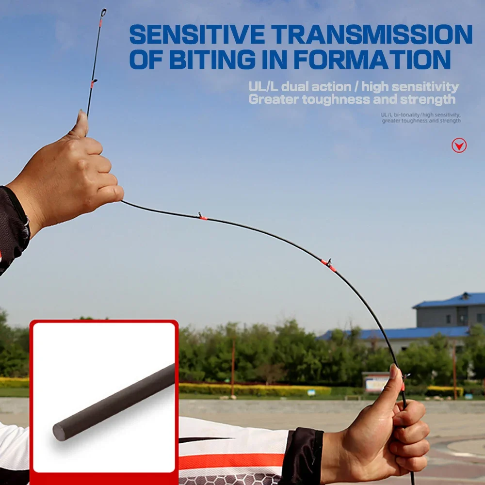 Stream UL Fishing Rod 2 Section Spinning/Casting Micro Fishing Rod Soft Solid Tip High Carbon Lure Rod High Tough 1.68M/1.8M