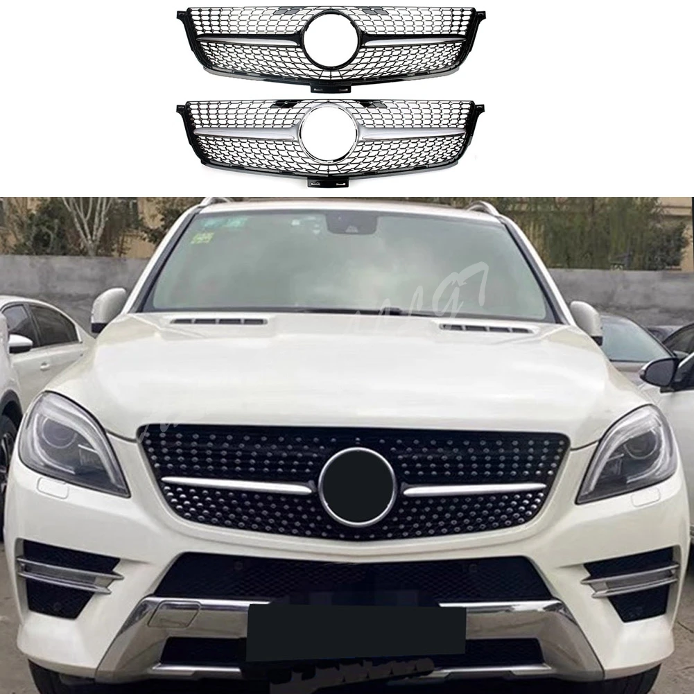 

Передняя решетка радиатора для Mercedes-Benz W166 ML-Class 2012 2013 2014 2015