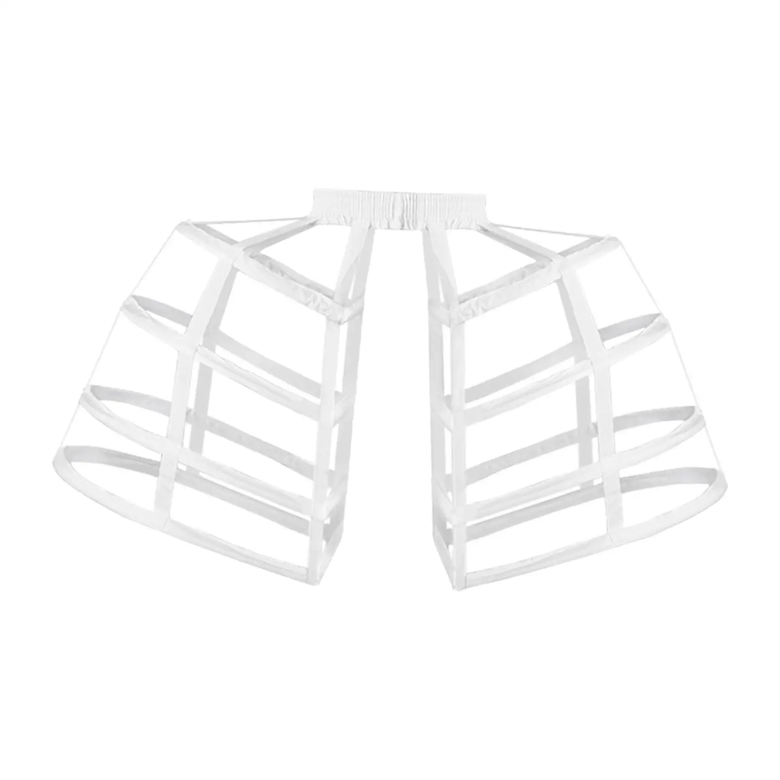 Crinoline Underskirt Pannier Cage Hoop Skirt Petticoat 3 Hoop Women Hoops Pannier Petticoat Cage for Gown petticoat skirt petticoat underskirt wedding underskirt lolita petticoat flower girl underskirt wedding petticoat vintage underskirt