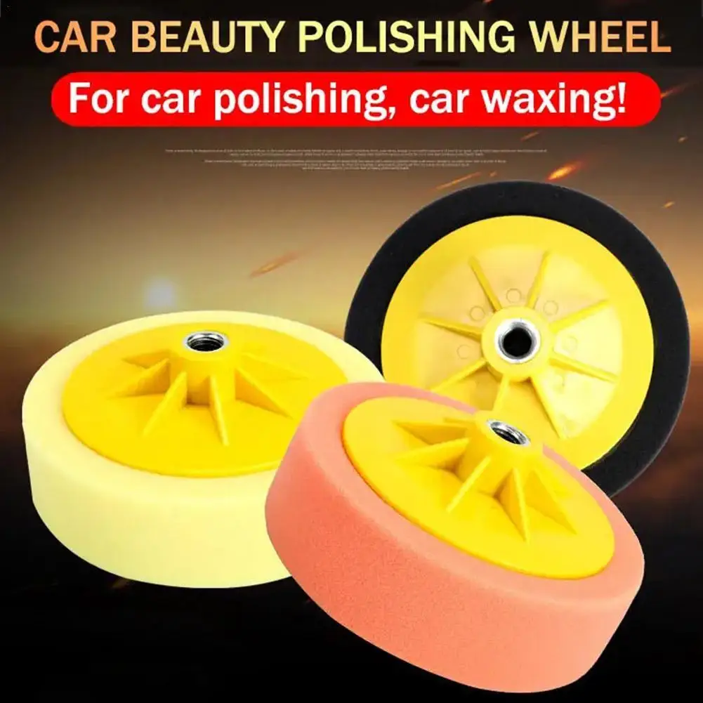 

Car Waxing Sponge Buffing Sponge Heads Polisher Pads Smooth Buffer Pad Scratch Repair Sanding Waxing Polishing Adapter