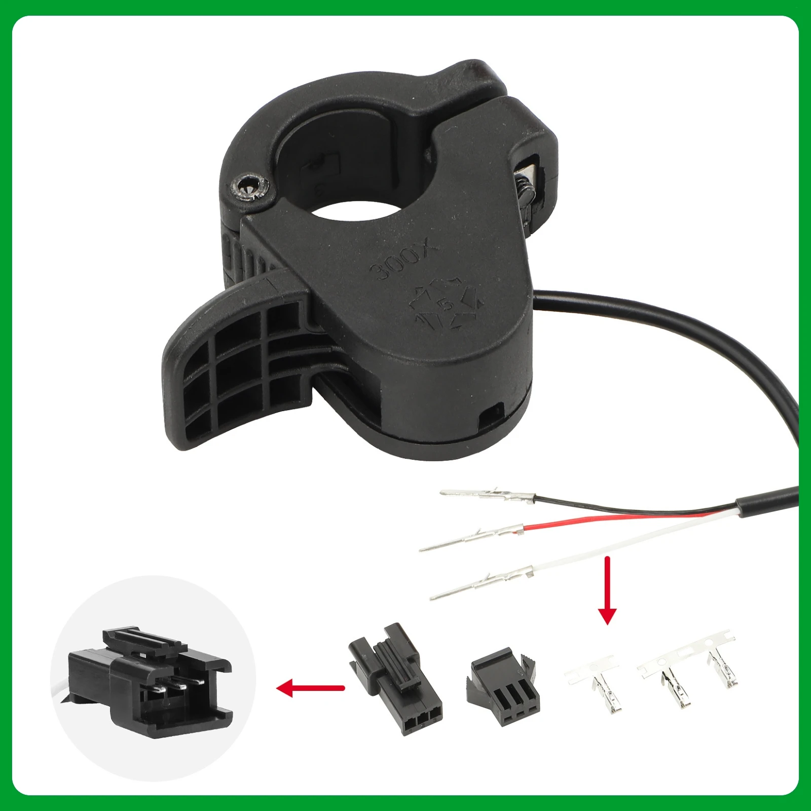 Electric Bike Fast-Release Thumb Throttle and Speed Accelerator for E-Bikes and E-Scooters