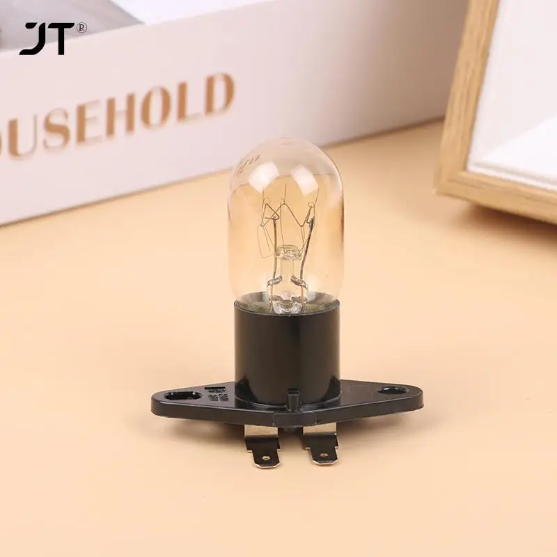 전자 레인지 조명 전구, 250V, 20W, LED 소형 기기 전구, 베이스 포함, 오븐 스토브, 냉장고용, 조도 조절 가능