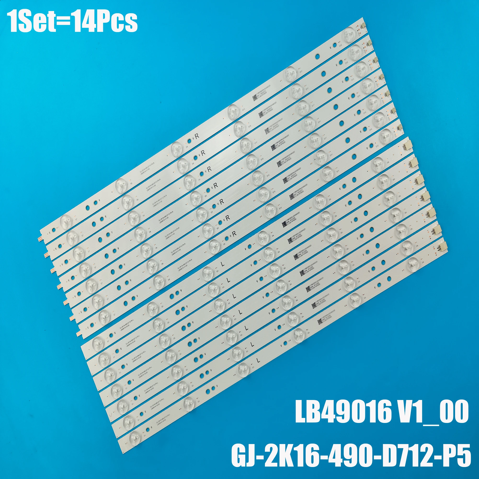 Striscia Di Retroilluminazione A Led Per P Hilips 49 Pus6581 49 Pus6401 49 Pus6501 49 Puh6101 49 Pus6561 49 Pus6501 49 Pus7272 49 Pus6262 Lb49016 V1 _