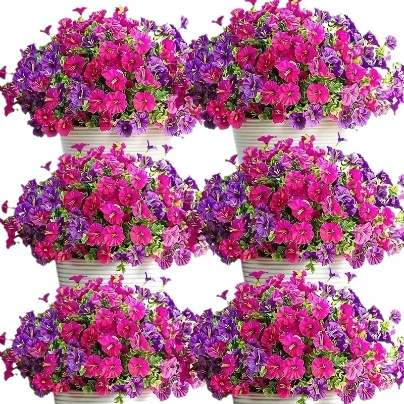 Künstliche Blumen Rebe Morning Glory Hochzeit Kranz Hause Zimmer Valentinstag Dekor Outdoor Hof Garten Hängen Bogen DIY Geschenk Requisiten
