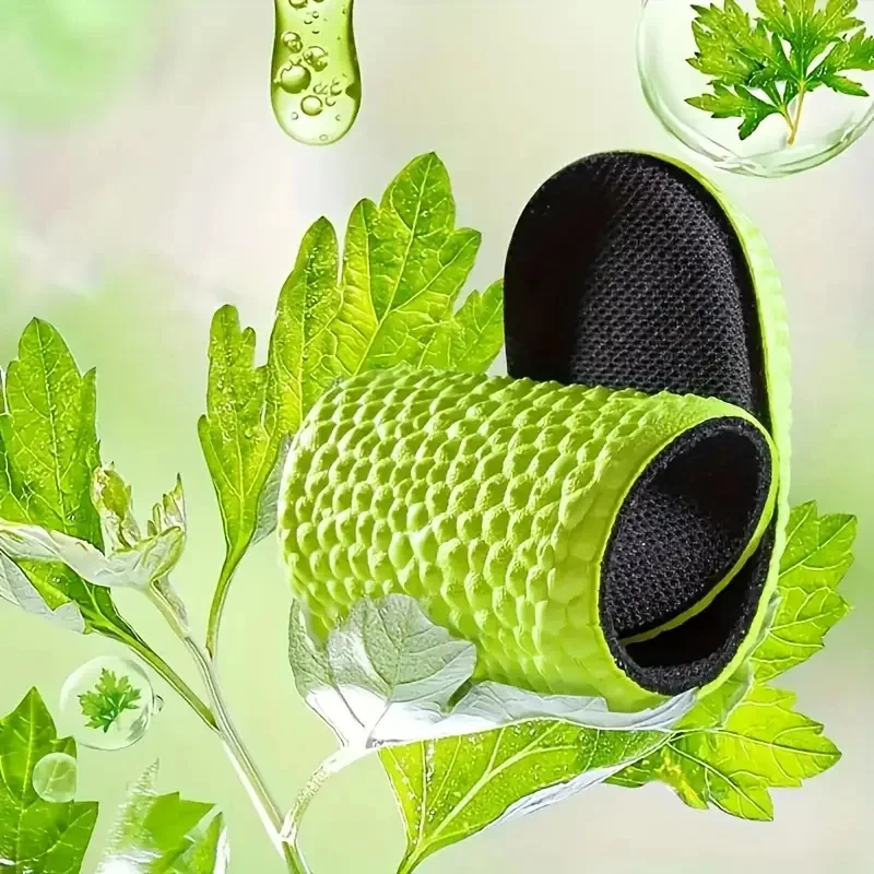 1 Pair New Designed Unisex Height-increasing Shoe Insoles, Sweat-absorbing Odor-resistant Comfortable Shock-absorbing Insoles