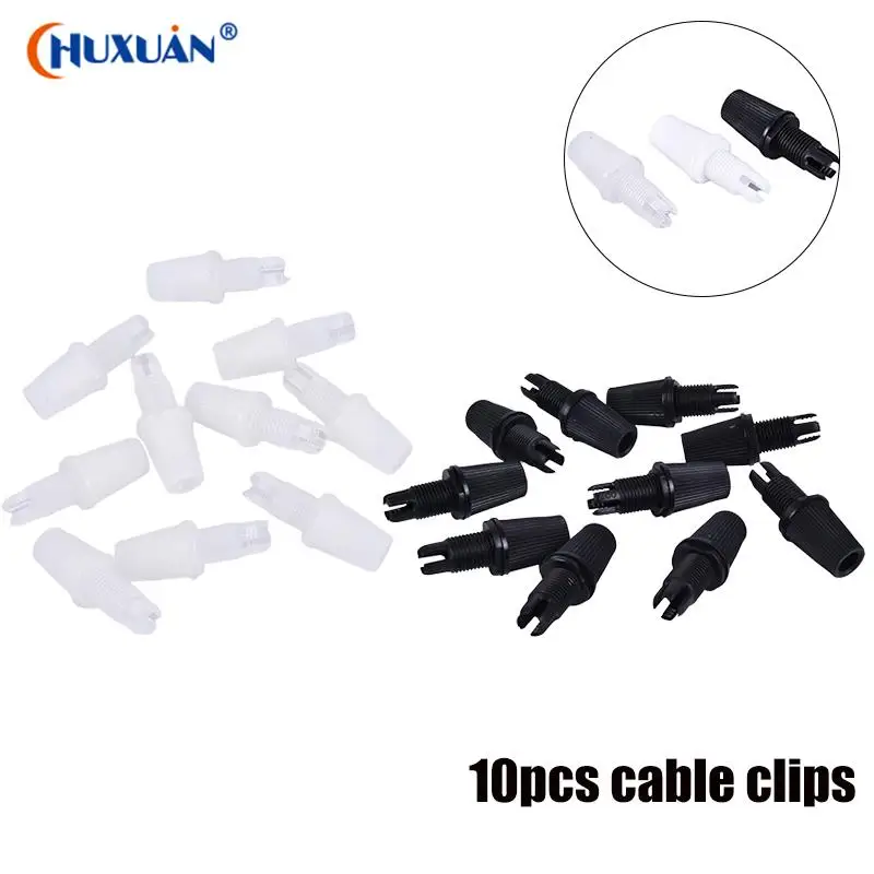 

10pcs/set Plastic Cable Grip Clip Wire Cord Grip Cloth Pendant Light Lamp Socket Retro Ceiling Rose Lighting Accessories