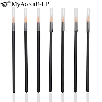 50 pz Usa E Getta Unghie Artistiche Pennello Eyeliner Eyeline Strumenti di Trucco Manicure Pittura Penna Strumento di Bellezza Unghie Gel Liner Pennelli