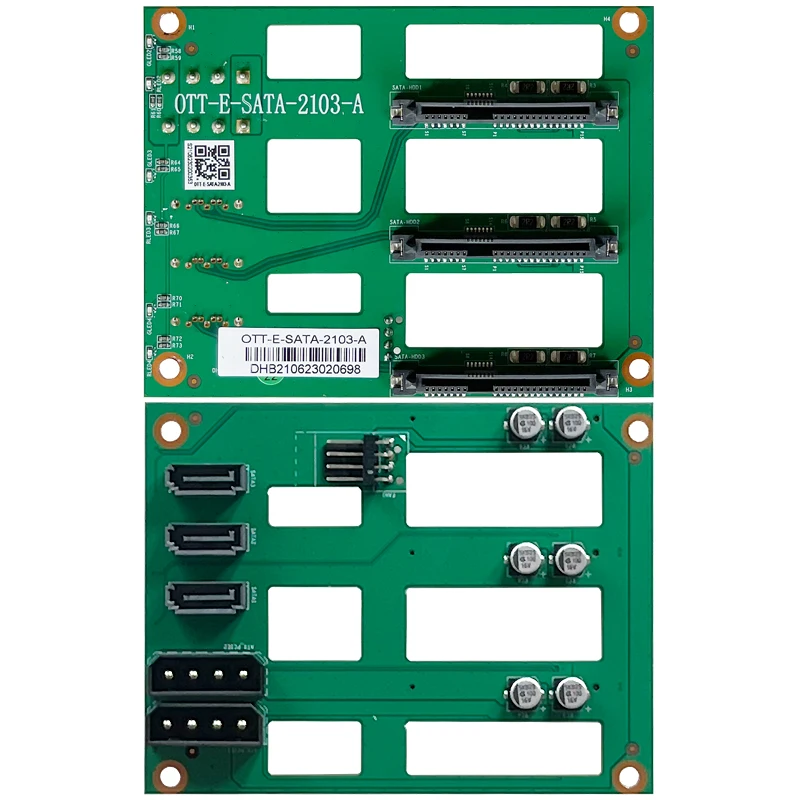 Hot Swap Gaiola do Disco Rígido Móvel 3.5-polegada Ssd Sata Hdd Gabinete Rack de Armazenamento de Dados para Dois 5.25-polegada Posição da Unidade Óptica 3-bay - Imagem 6