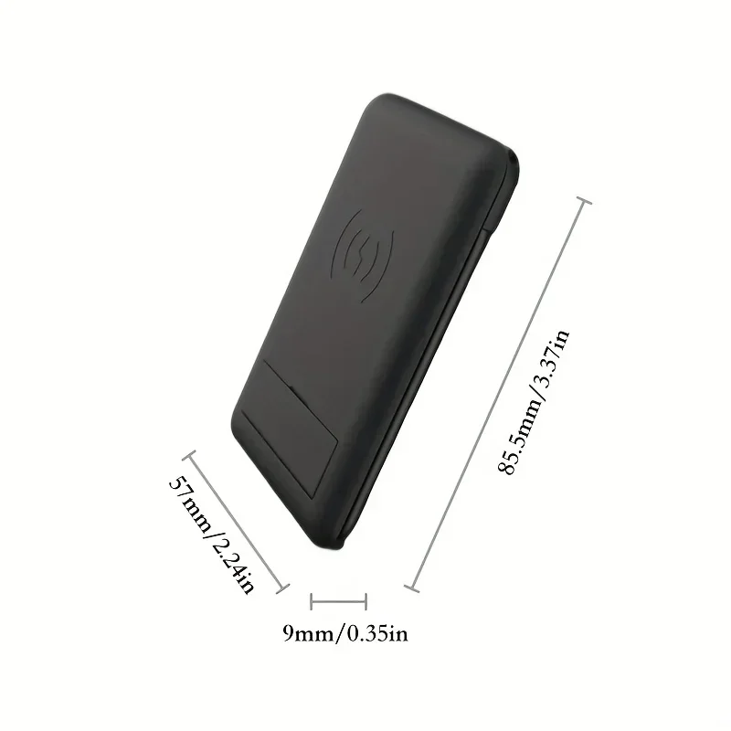 VIKEFON Fast Wireless Charger Stand Pad Multi Cable Adapter Needle Card Storage Box For iPhone 15 14 Samsung Charging Station