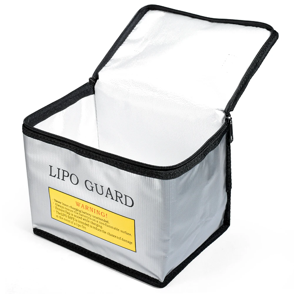 Sac Ignifuge Batterie Drone Lipo - Lot 1 ou 2 Pcs, Protection Antidéflagrante