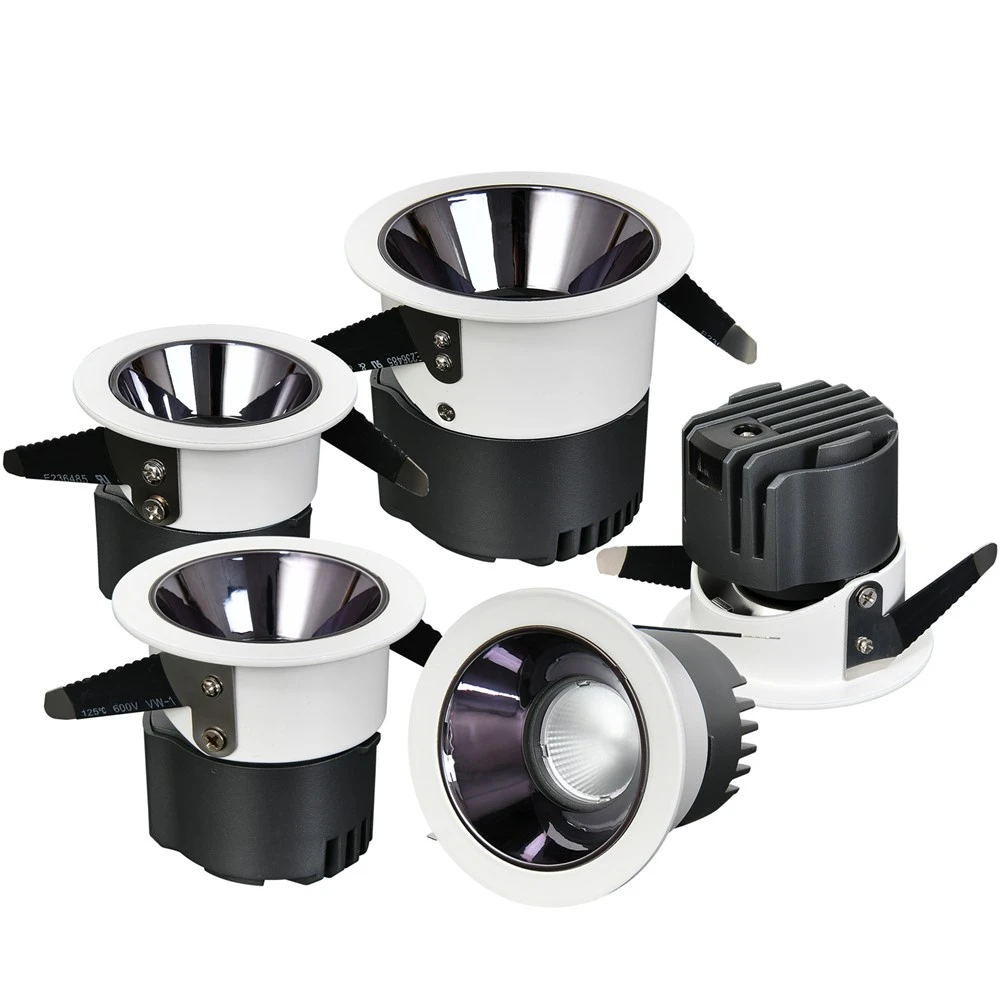 

Dimmable Led Downlight Recessed Ceiling Lamp Spotlight Aluminum Led COB Light 7W12W15W18W 110V 220V For Home Office Store Hotel