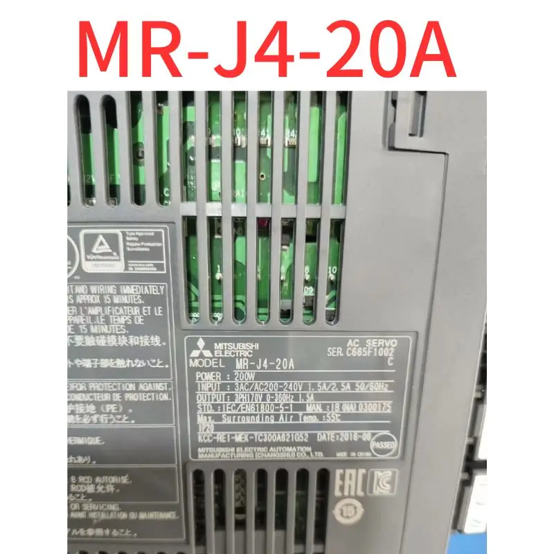 

Second-hand The servo driver MR-J4-20A has good function