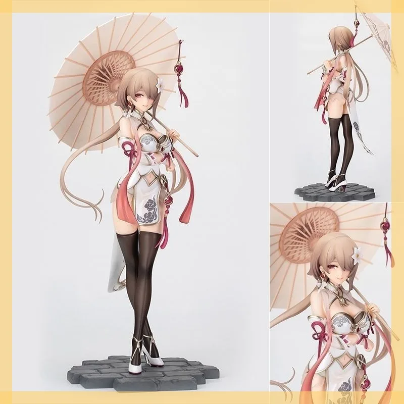 

Фигурка героя игры из аниме «Honkai Impact 3», Рита росвейссе, чонсам, ПВХ экшн-фигурка Huanxisha, сексуальная черная шелковая модель, игрушка в подарок