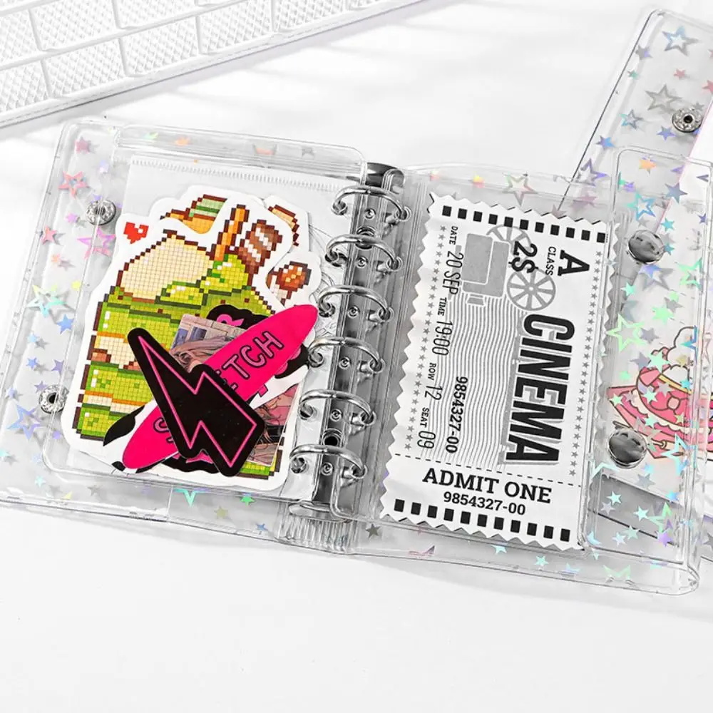 PVC 커버 돈 절약 챌린지 바인더, 방수 단추 마감 현금 봉투 지갑 플래너, 휴대용 다채로운