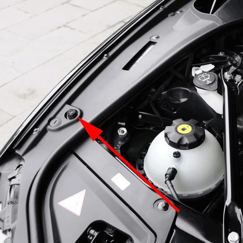 5176 7183752 6Pcs Original For BMW 1234567 Series X1X3X5X6 Car Universal Hood er Top Glue Automobiles Parts Accessories Abto