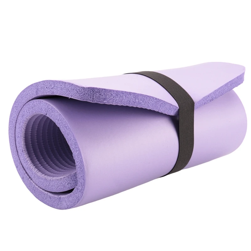 

Yoga Knee Pad 15Mm Yoga Mat Large Thick Pilates Exercise Fitness Pilates Workout Mat Non Slip Camping Mats